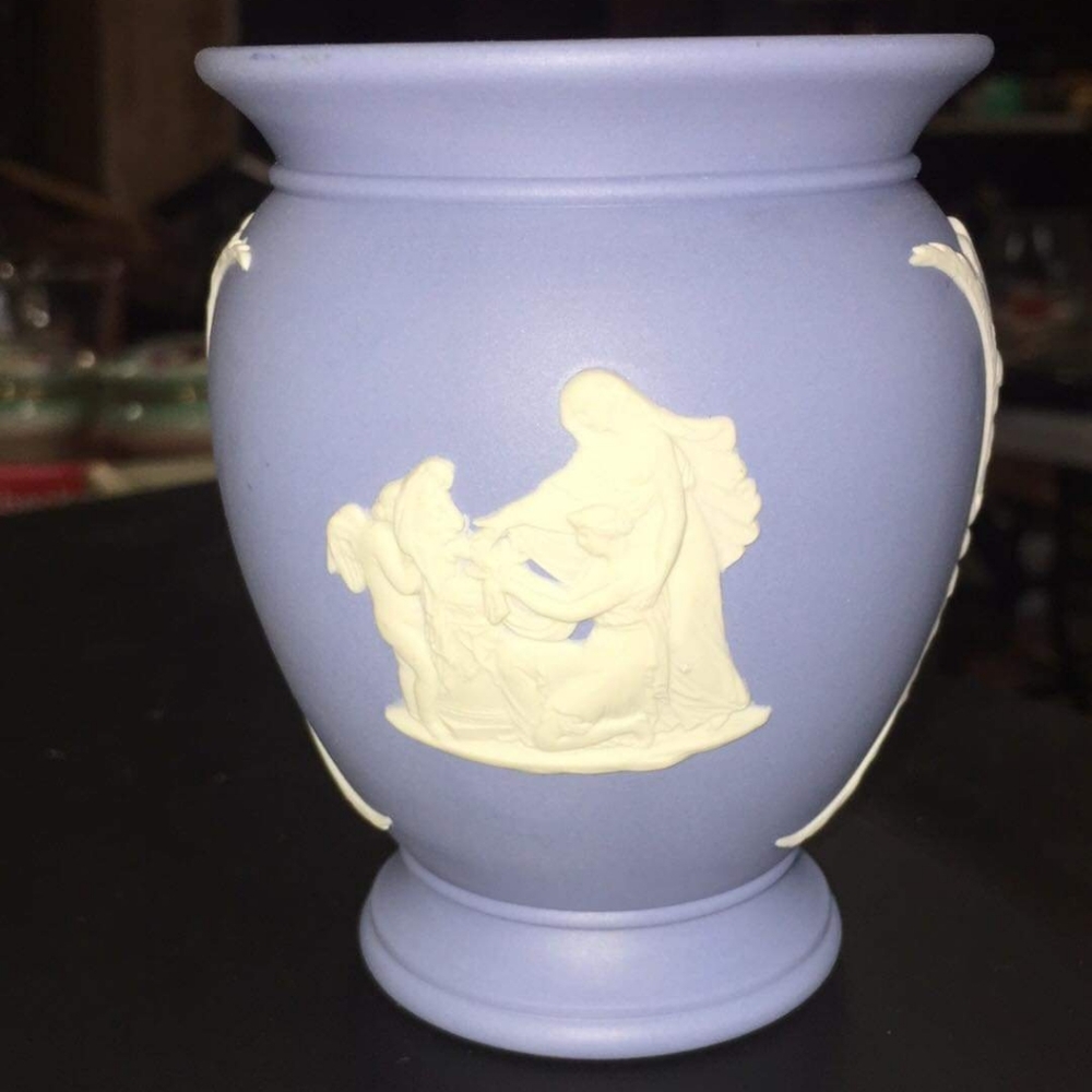 Wedgewood Jasperware vase